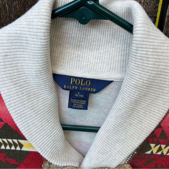 Polo Ralph Lauren Multicolor Aztec Dress with Toggle Sz L(12-14) - Picture 3 of 16